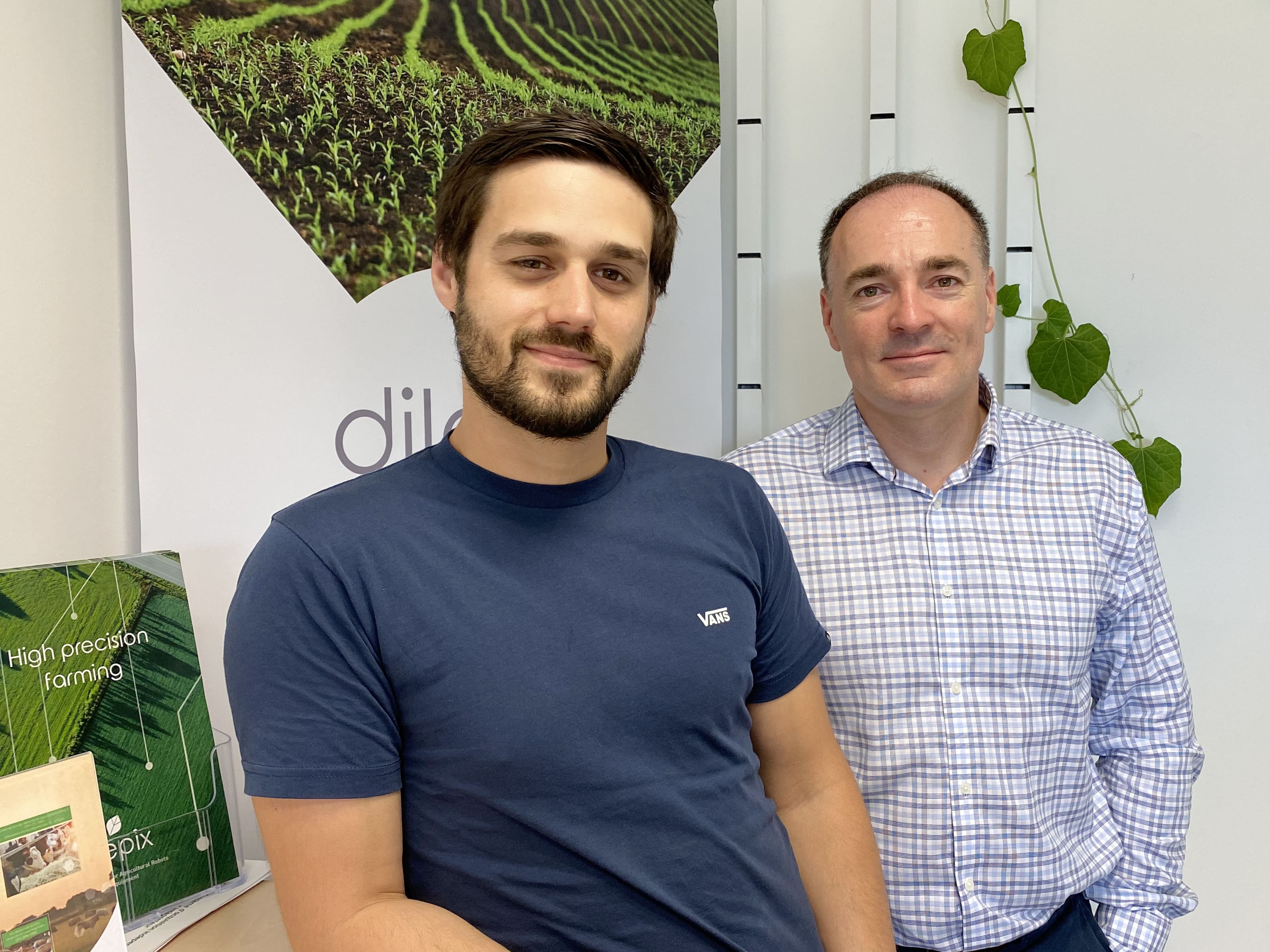 Alban Pobla and Aurelien Yol cofounders of Dilepix Agtech