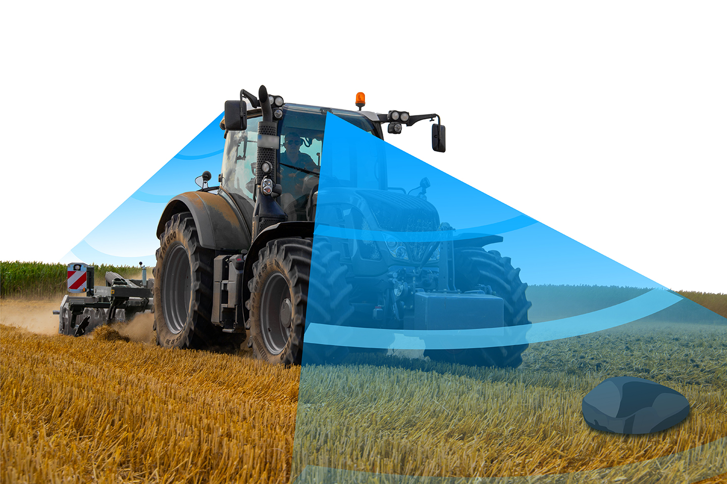 tracteur-attelé-detection-camera-avant-arriere